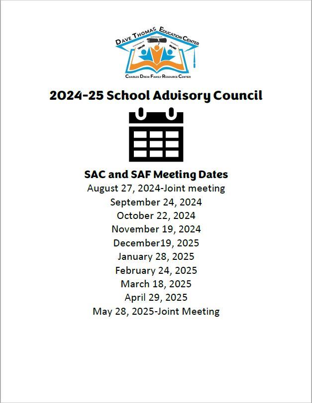 24/25 SAC Dates